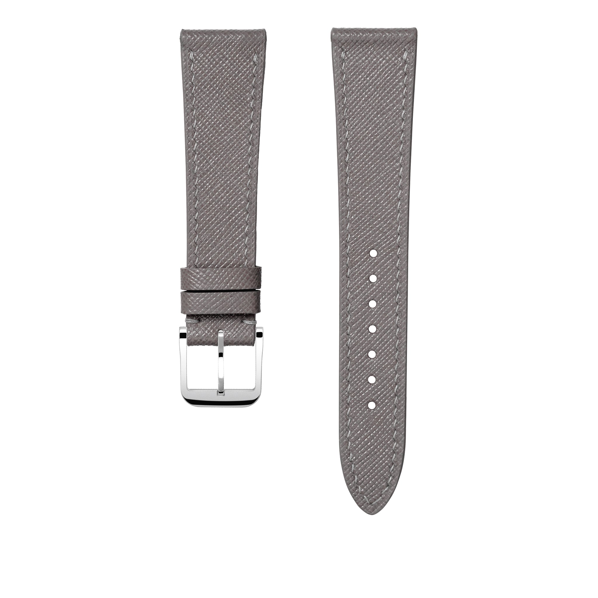 "Lagoon" Strap in Saffiano // Greige