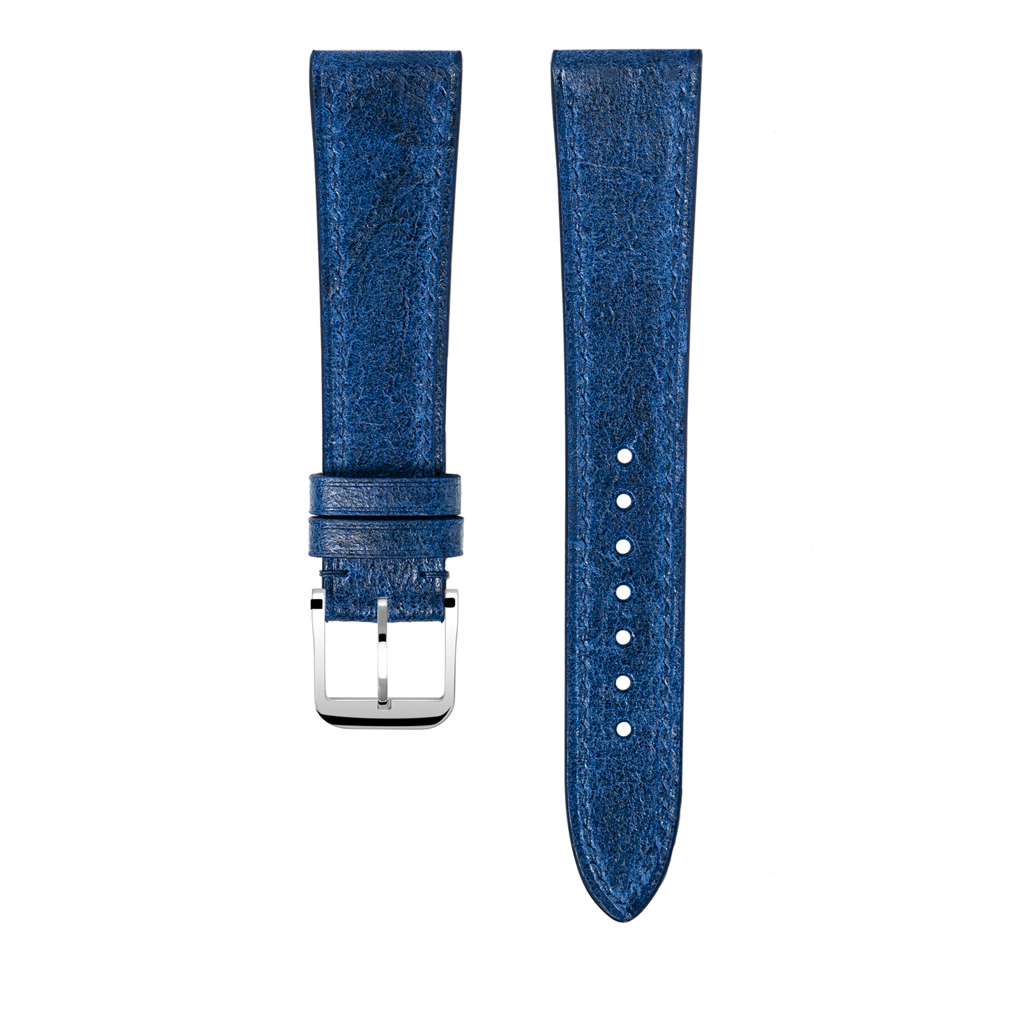 "Lagoon" Strap in Crazy Cow // Classic Blue